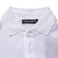 White Collared Short Sleeves Polo Men T-shirt