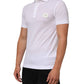 White Collared Short Sleeves Polo T-shirt