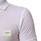 White Collared Short Sleeves Polo T-shirt