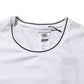 White Short Sleeves Round Neck Men Underwear T-shirt