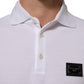 White Collared Short Sleeves Polo Men T-shirt