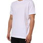 White Cotton Crew Neck Short Sleeves T-shirt