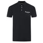 Black Cotton Polo Shirt