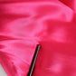 Pink Sheath Silk Bow Open Shoulder Dress