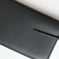 Black Leather Logo Embossed Mini Bifold Wallet Borse Bag