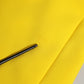Yellow Polyester Sleeveless Sheath Midi Dress