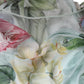 Blue Floral Print Tiered Long Maxi Dress