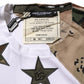 White Camouflage Patckwork Men Cotton T-shirt