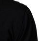 Black Cashmere Knit V-Neck Pullover Sweater
