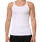 White Sleeveless Round Neck Tank Top T-shirt