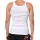 White Sleeveless Round Neck Tank Top T-shirt