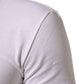 White Cotton V-Neck Short Sleeves T-shirt