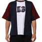 Multicolor Striped Cotton Men Crew Neck T-shirt