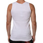 White Cotton Chain Necklace Tank Top T-shirt
