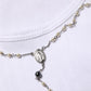 White Cotton Chain Necklace Tank Top T-shirt