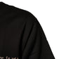 Black Marilyn Monroe Cotton Crew Neck T-shirt