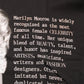 Black Marilyn Monroe Cotton Crew Neck T-shirt