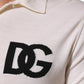White Cotton Collared Short Sleeves T-shirt