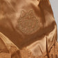 Brown Silk Satin Floral Lace Shorts Underwear