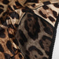 Multicolor Leopard Silk High Waist Girdle Underwear