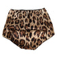Multicolor Leopard Silk High Waist Girdle Underwear