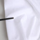 White Cotton Collared Buttoned Dress Shirt Top