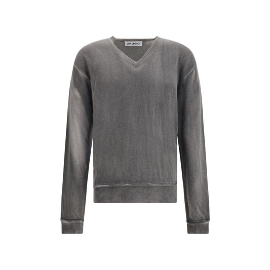 V neck Grey Sweater