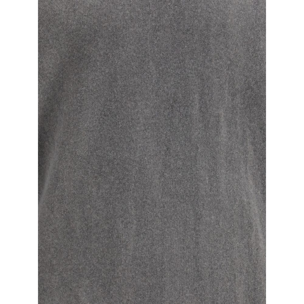 V neck Grey Sweater