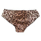 Multicolor Leopard Print Girdle Panty Underwear
