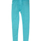 Light Blue Nylon Logo Lace Leggings Pants Underwear