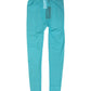 Light Blue Nylon Logo Lace Leggings Pants Underwear