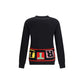 Crewneck Sweater with colorful lettering