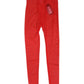 Red Nylon Logo Lace Leggings Pants Underwear