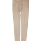 Beige Nylon Logo Lace Leggings Pants Underwear