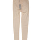 Beige Nylon Logo Lace Leggings Pants Underwear
