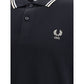 Short Sleeves Black Polo
