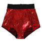 Red Polyester High Waist Girdle Women Underwear