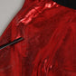 Red Polyester High Waist Girdle Women Underwear