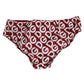Bordeaux DG Logo Slip Bottom Brief Underwear