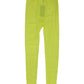 Neon Green Nylon Logo Lace Leggings Pants Underwear