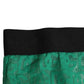 Green DG Logo Lace High Brief Panty Underwear