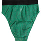 Green DG Logo Lace High Brief Panty Underwear
