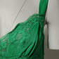 Green Floral Lace Tank Lingerie Top Underwear