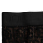 Black DG Logo Lace High Brief Panty Underwear