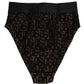 Black DG Logo Lace High Brief Panty Underwear
