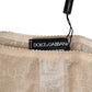Beige DG Logo Lace Mid Waist Panty Underwear