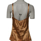 Brown Floral Lace Tank Lingerie Sleepwear Underwear