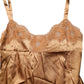 Brown Floral Lace Tank Lingerie Sleepwear Underwear