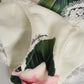 White Silk Satin Floral Lace Trim Slip Underwear