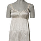 Ivory Satin Lace Tank Lingerie Top Underwear